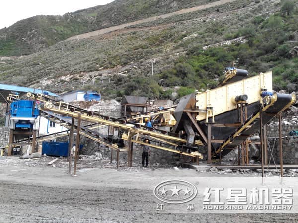山東李先生制砂作業(yè)現場
