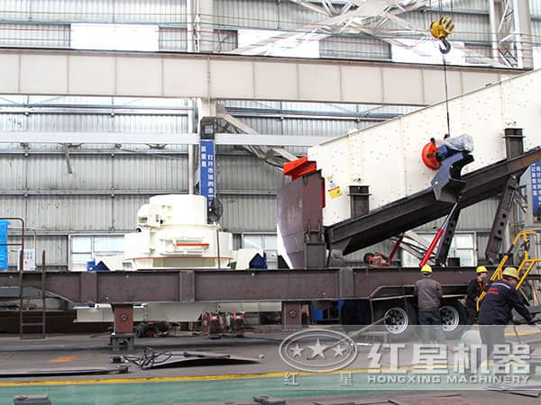 小型車載移動一體式制砂機(jī)